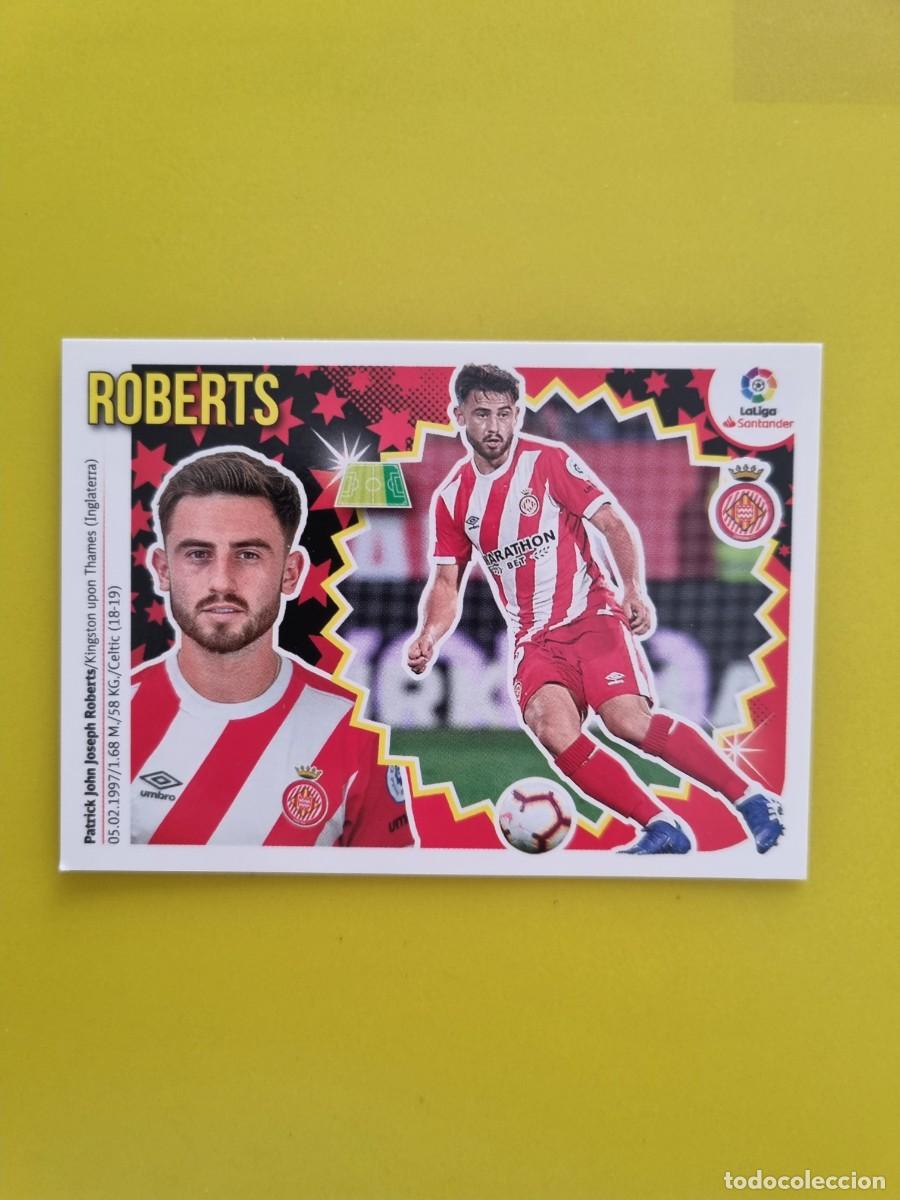 Coleccionismo cromos antiguos: ESTE 18 19 2018 2019 NO PEGADO SIN PEGAR ROBERTS GIRONA N&ordm;38 ULTIMOS FICHAJES AR826