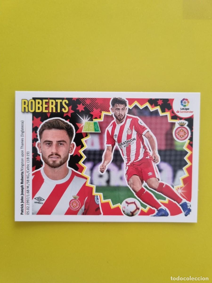 Coleccionismo cromos antiguos: ESTE 18 19 2018 2019 NO PEGADO SIN PEGAR ROBERTS GIRONA N&ordm;38 ULTIMOS FICHAJES AR826