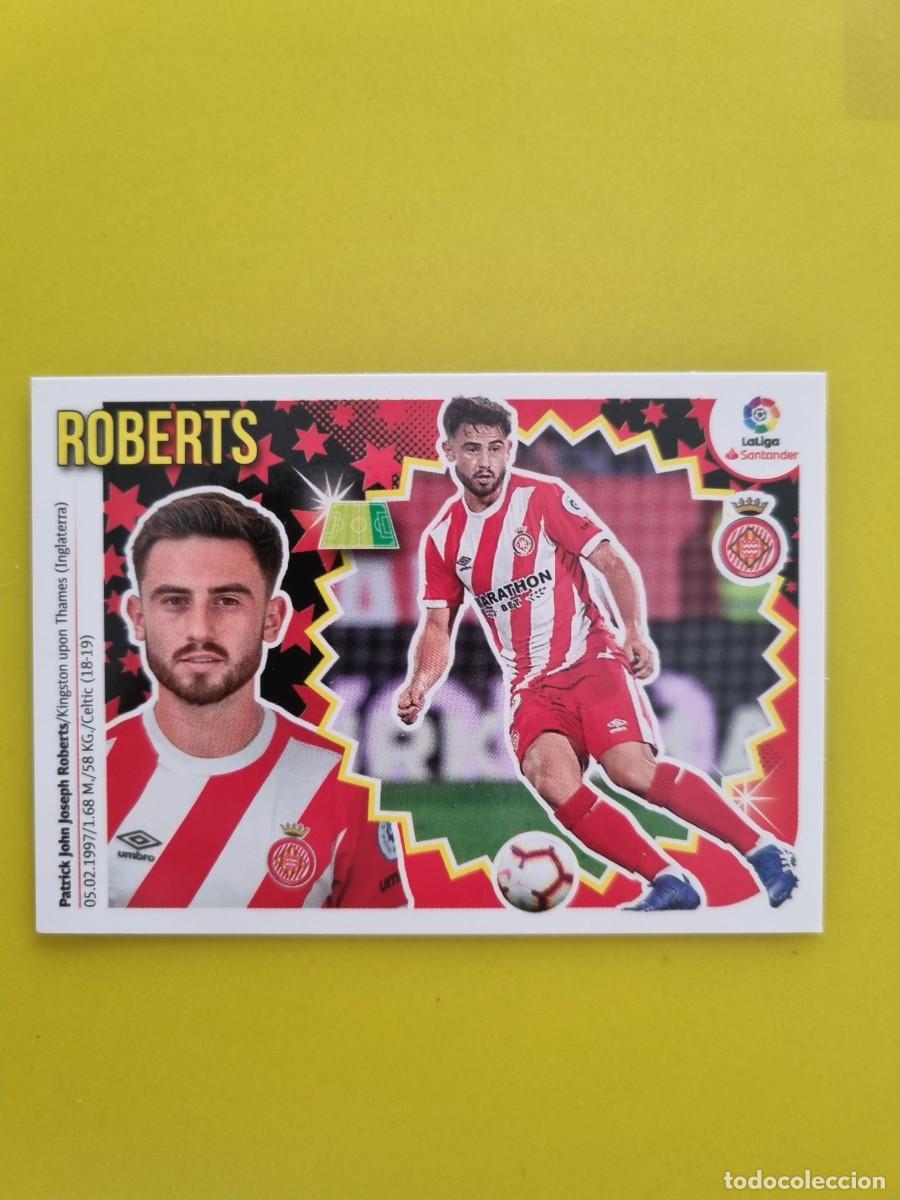 Coleccionismo cromos antiguos: ESTE 18 19 2018 2019 NO PEGADO SIN PEGAR ROBERTS GIRONA N&ordm;38 ULTIMOS FICHAJES AR826
