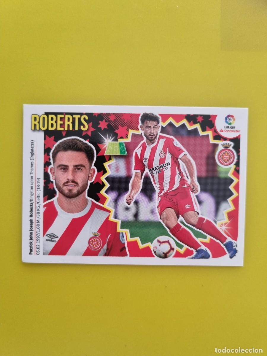 Coleccionismo cromos antiguos: ESTE 18 19 2018 2019 NO PEGADO SIN PEGAR ROBERTS GIRONA N&ordm;38 ULTIMOS FICHAJES AR826