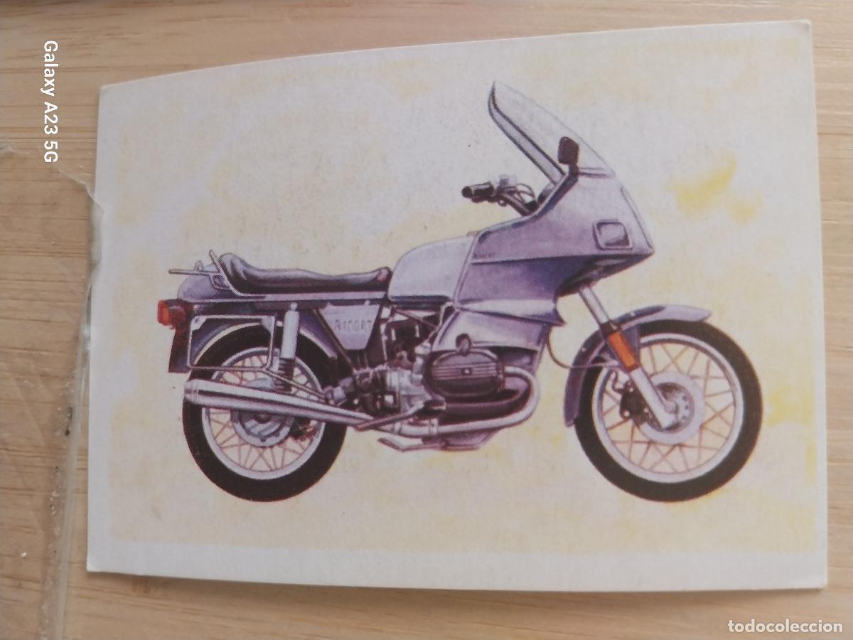 Coleccionismo cromos antiguos: BMW R 100 RT A&Ntilde;O 1982 CROMO SIN PEGAR NUNCA MOTORISMO CARTON 7.4 X 5.4