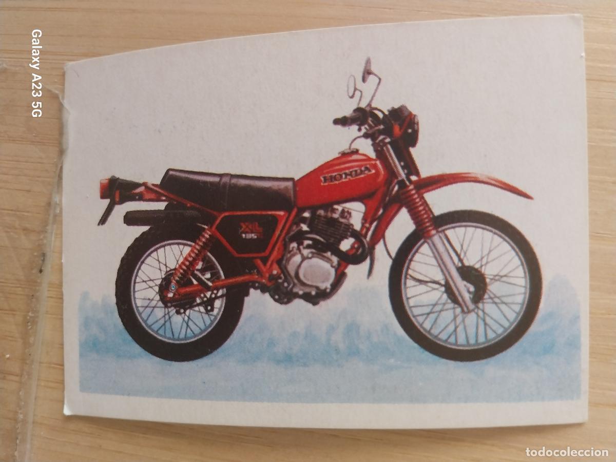 Coleccionismo cromos antiguos: HONDA XL 185 S MOTO A&Ntilde;O 1982 CROMO SIN PEGAR NUNCA MOTORISMO CARTON 7.4 X 5.4
