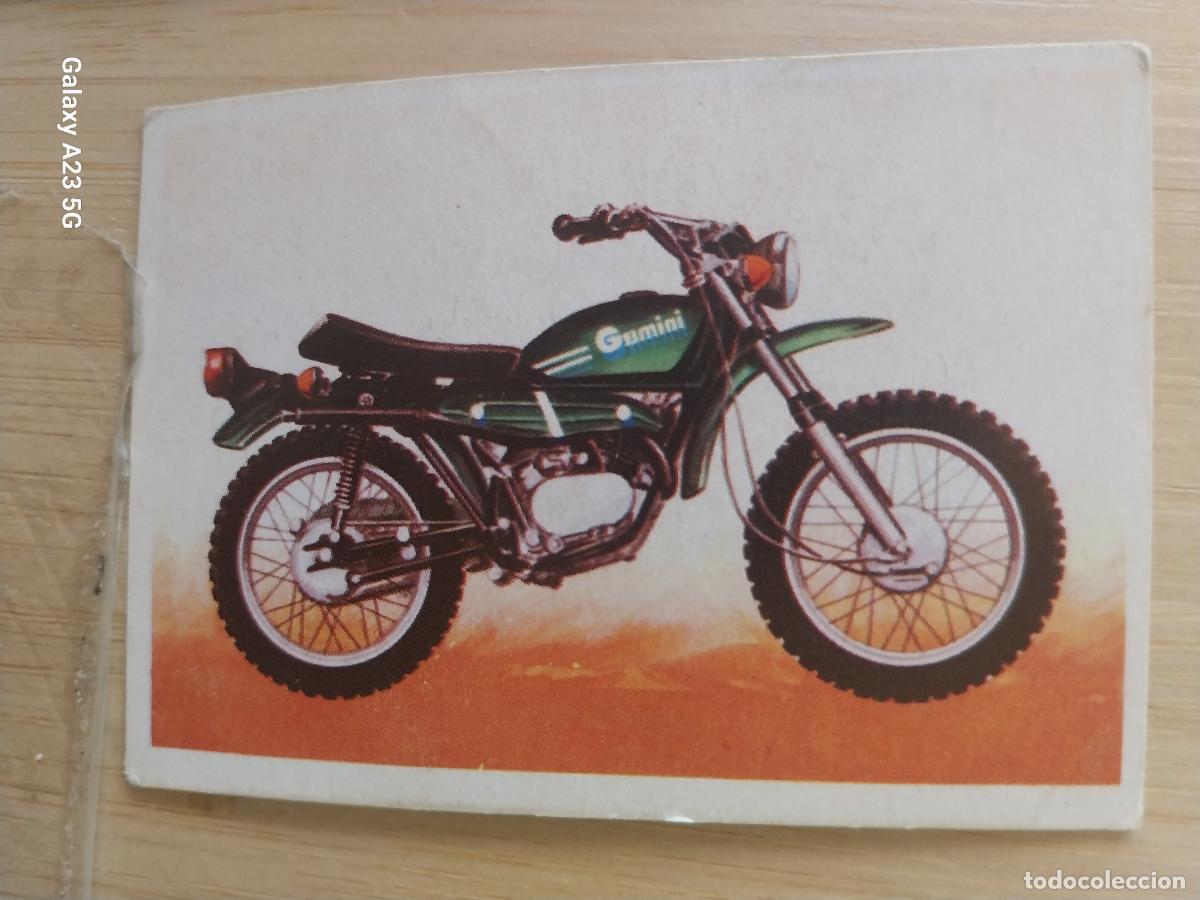 Coleccionismo cromos antiguos: GEMINI 125 ROAD MOTO A&Ntilde;O 1982 CROMO SIN PEGAR NUNCA MOTORISMO CARTON 7.4 X 5.4