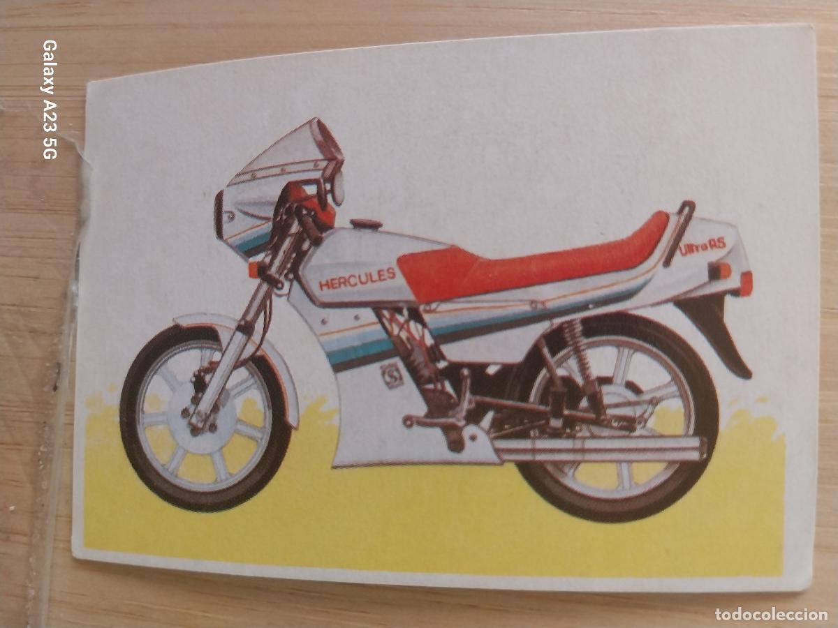 Coleccionismo cromos antiguos: HERCULES ULTRA 50 ES MOTO A&Ntilde;O 1982 CROMO SIN PEGAR NUNCA MOTORISMO CARTON 7.4 X 5.4