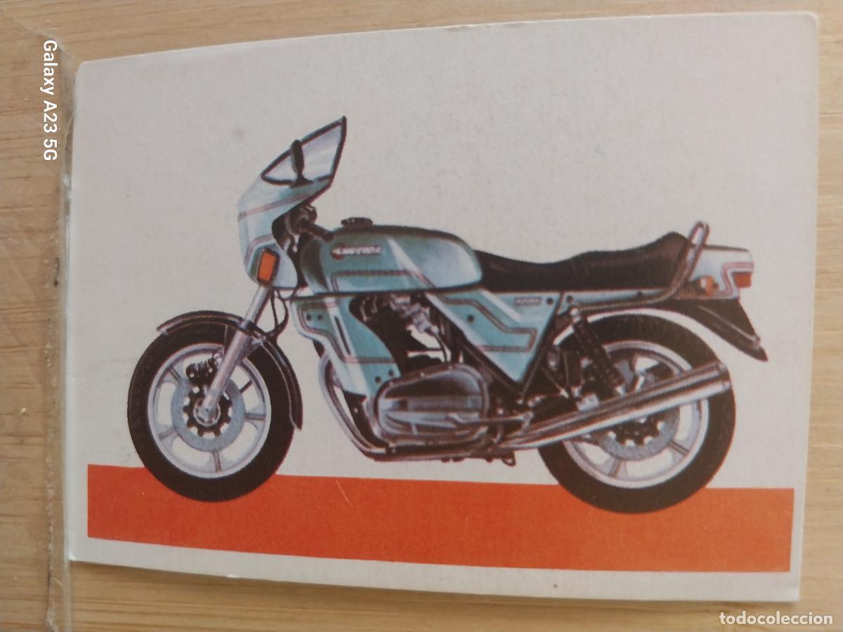 Coleccionismo cromos antiguos: LAVERDA 1200 TS MOTO A&Ntilde;O 1982 CROMO SIN PEGAR NUNCA MOTORISMO CARTON 7.4 X 5.4