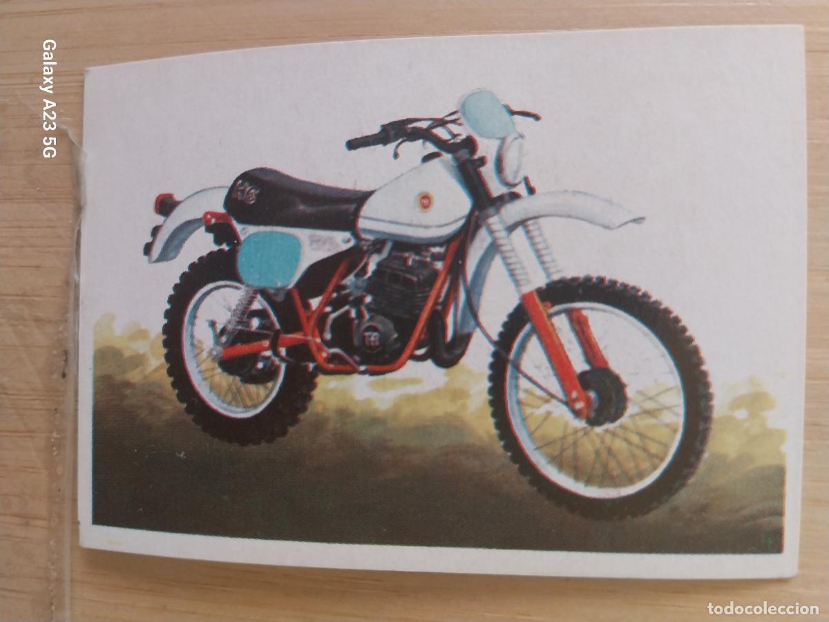 Coleccionismo cromos antiguos: MONTESA ENDURO 125 H6 MOTO A&Ntilde;O 1982 CROMO SIN PEGAR NUNCA MOTORISMO CARTON 7.4 X 5.4