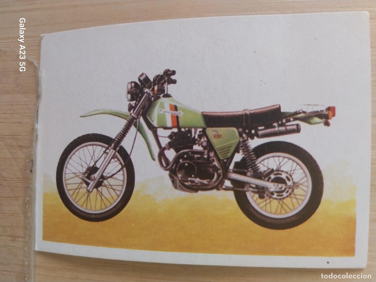 Coleccionismo cromos antiguos: KAWASAKI KL 250 MOTO A&Ntilde;O 1982 CROMO SIN PEGAR NUNCA MOTORISMO CARTON 7.4 X 5.4