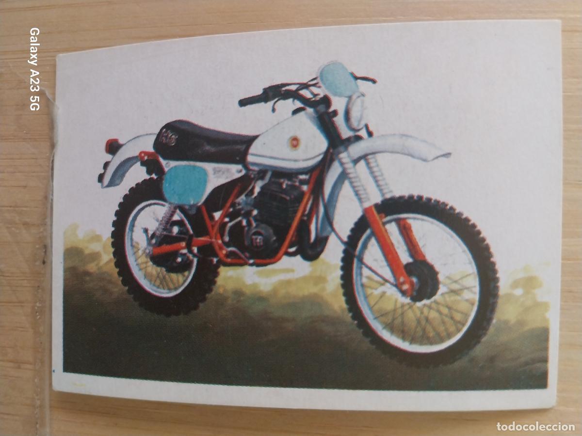 Coleccionismo cromos antiguos: MONTESA ENDURO 125 H6 MOTO A&Ntilde;O 1982 CROMO SIN PEGAR NUNCA MOTORISMO CARTON 7.4 X 5.4