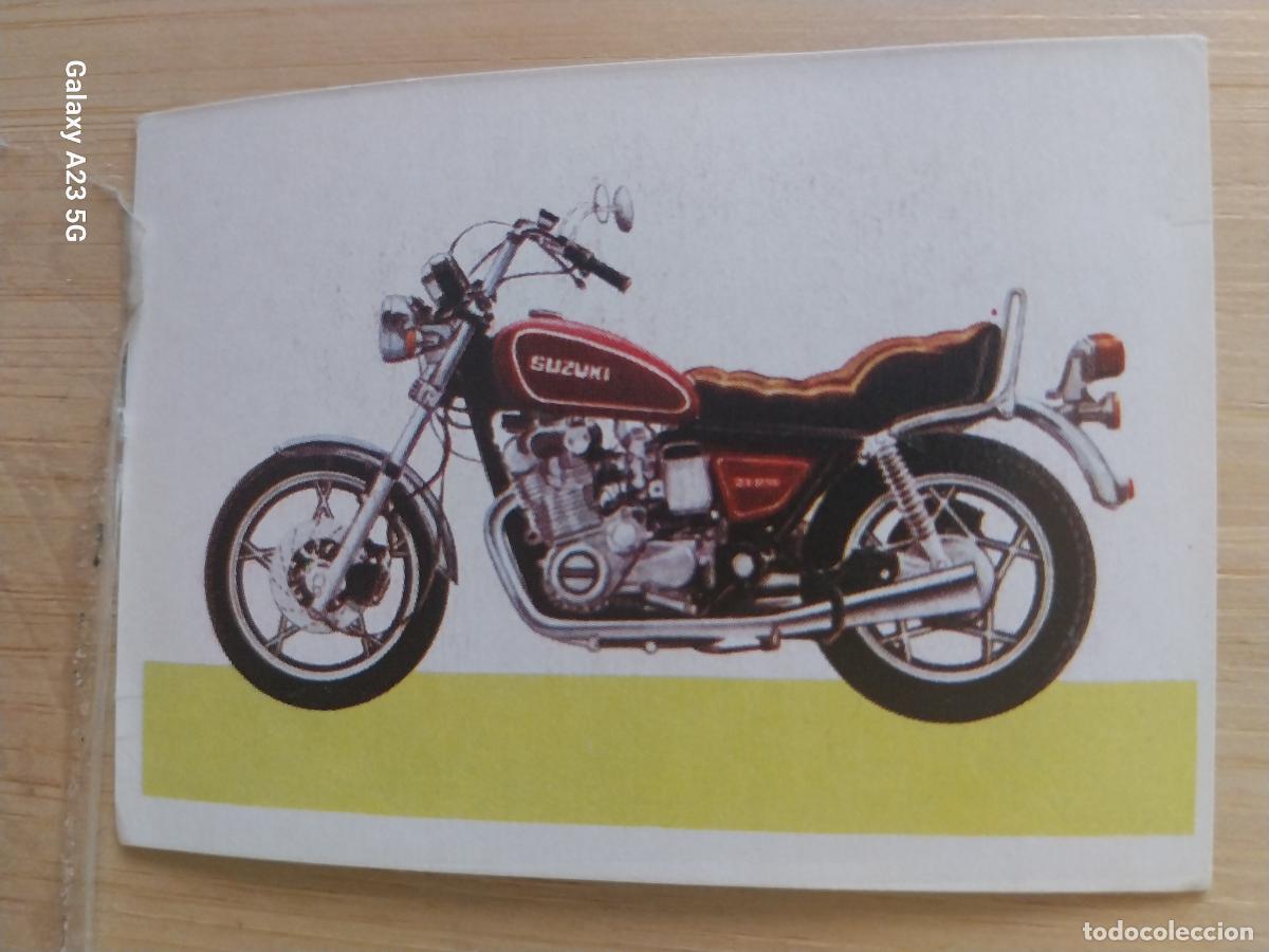Coleccionismo cromos antiguos: SUZUKI GS 850 GL MOTO A&Ntilde;O 1982 CROMO SIN PEGAR NUNCA MOTORISMO CARTON 7.4 X 5.4