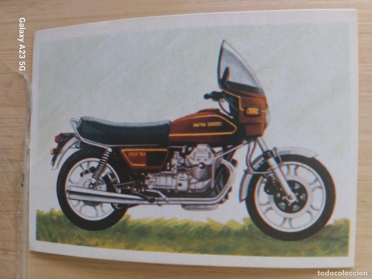 Coleccionismo cromos antiguos: MOTO GUZZI 850 T 4 MOTO A&Ntilde;O 1982 CROMO SIN PEGAR NUNCA MOTORISMO CARTON 7.4 X 5.4