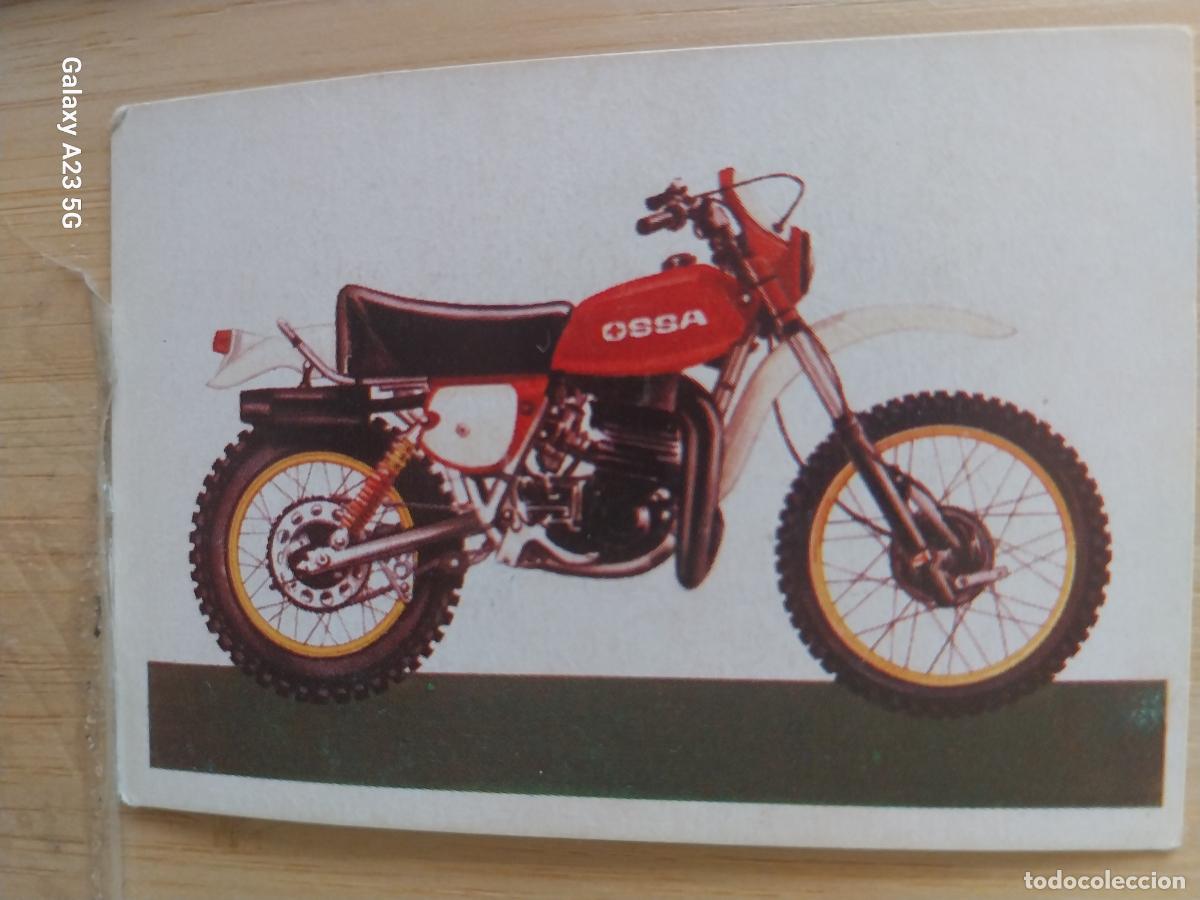 Coleccionismo cromos antiguos: OSSA 250 DESERT MOTO A&Ntilde;O 1982 CROMO SIN PEGAR NUNCA MOTORISMO CARTON 7.4 X 5.4