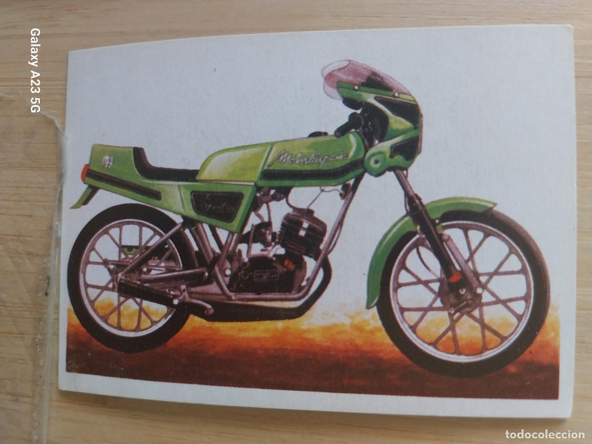 Coleccionismo cromos antiguos: MOTOR HISPANIA SPORT MOTO A&Ntilde;O 1982 CROMO SIN PEGAR NUNCA MOTORISMO CARTON 7.4 X 5.4