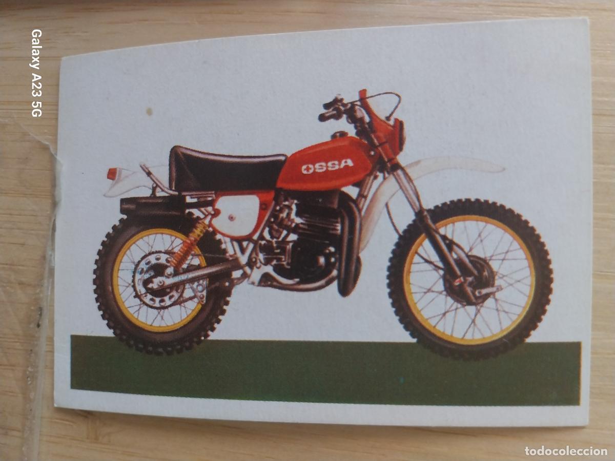 Coleccionismo cromos antiguos: OSSA 250 DESERT ** MOTO A&Ntilde;O 1982 CROMO SIN PEGAR NUNCA MOTORISMO CARTON 7.4 X 5.4