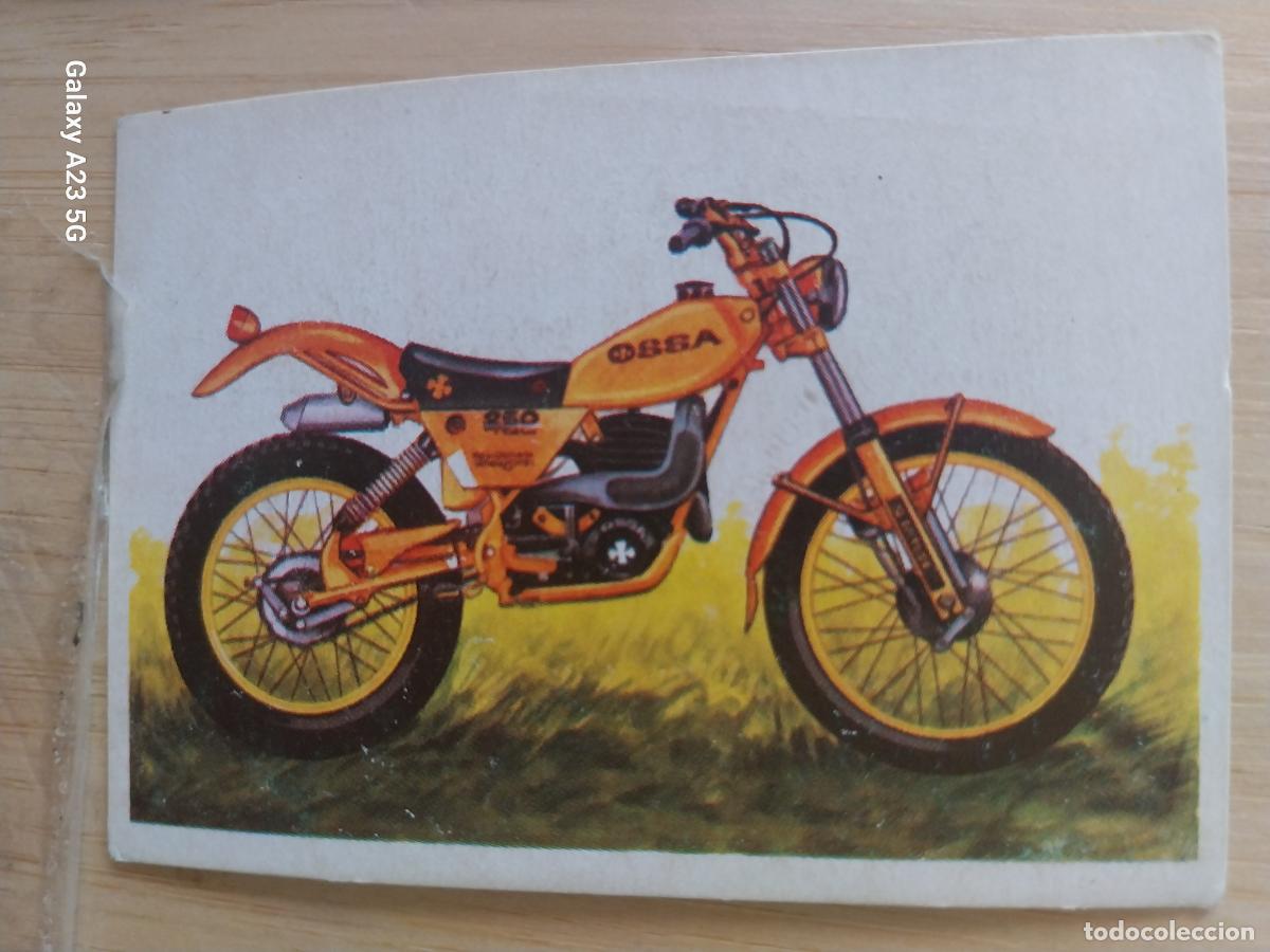 Coleccionismo cromos antiguos: OSSA TRIAL 250 ** MOTO A&Ntilde;O 1982 CROMO SIN PEGAR NUNCA MOTORISMO CARTON 7.4 X 5.4