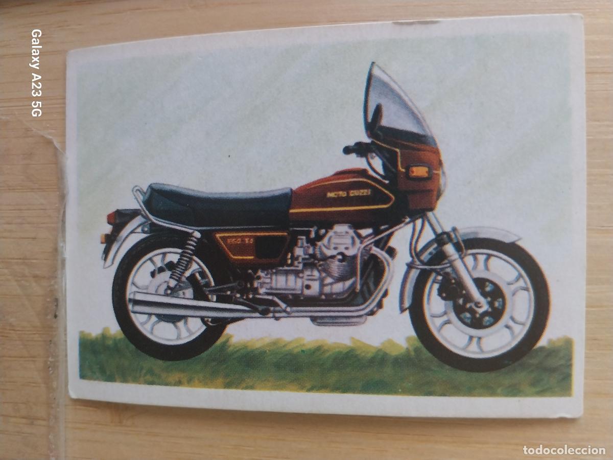 Coleccionismo cromos antiguos: GUZZI 850 ** MOTO A&Ntilde;O 1982 CROMO SIN PEGAR NUNCA MOTORISMO CARTON 7.4 X 5.4