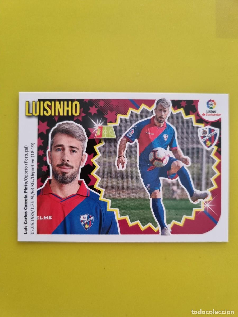 Coleccionismo cromos antiguos: ESTE 18 19 2018 2019 NO PEGADO SIN PEGAR LUISINHO SD HUESCA N&ordm;8 ULTIMOS FICHAJES AR826