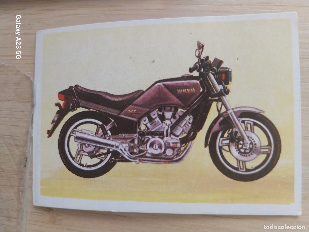 Coleccionismo cromos antiguos: YAMAHA XZ 550 ** MOTO A&Ntilde;O 1982 CROMO SIN PEGAR NUNCA MOTORISMO CARTON 7.4 X 5.4