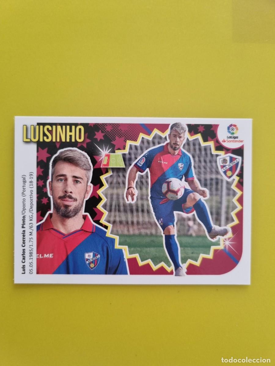 Coleccionismo cromos antiguos: ESTE 18 19 2018 2019 NO PEGADO SIN PEGAR LUISINHO SD HUESCA N&ordm;8 ULTIMOS FICHAJES AR826