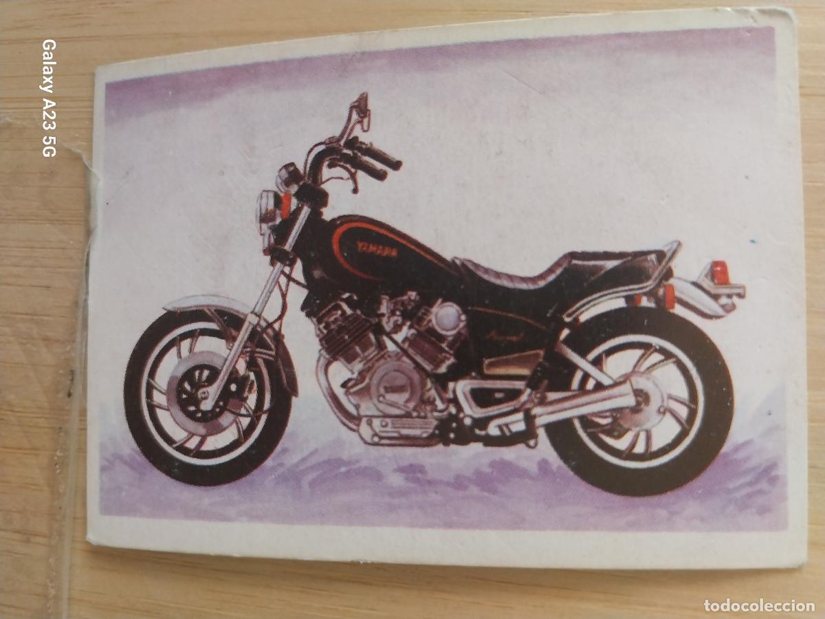 Coleccionismo cromos antiguos: YAMAHA XV 750 ** MOTO A&Ntilde;O 1982 CROMO SIN PEGAR NUNCA MOTORISMO CARTON 7.4 X 5.4