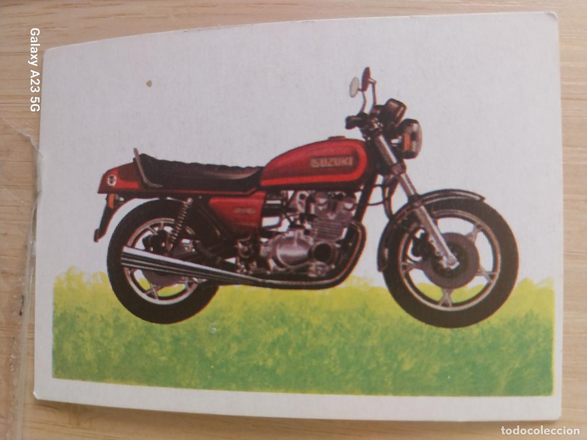 Coleccionismo cromos antiguos: SUZUKI GS 850 G ** MOTO A&Ntilde;O 1982 CROMO SIN PEGAR NUNCA MOTORISMO CARTON 7.4 X 5.4