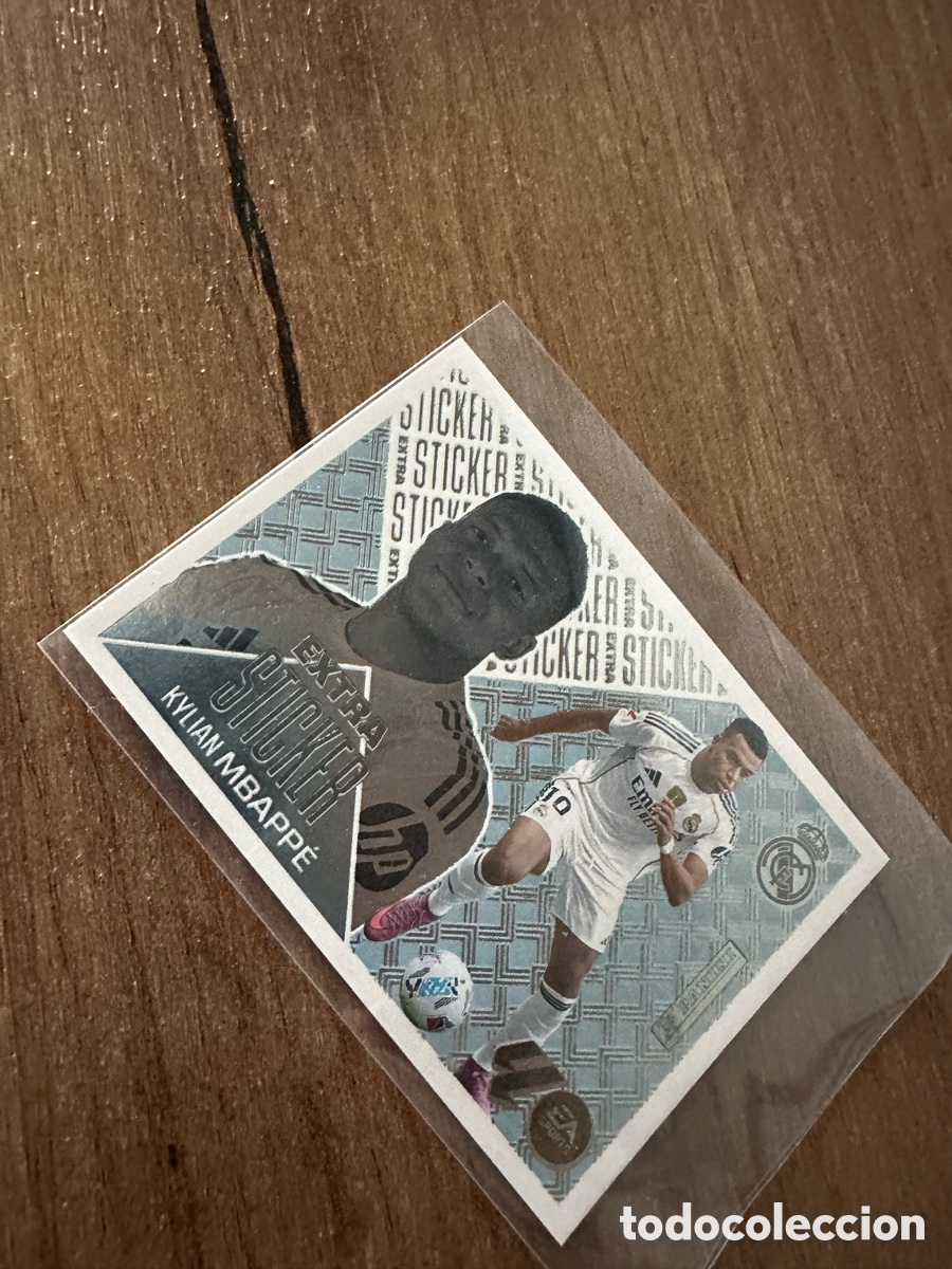 Coleccionismo cromos antiguos: MBAPPE REAL MADRID EXTRA STICKER PLATA SILVER LIGA ESTE 2026-27 26 27 PANINI