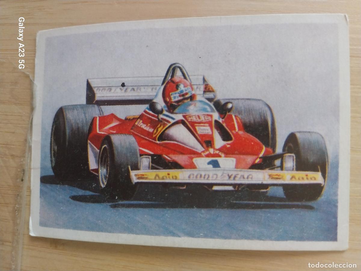 Coleccionismo cromos antiguos: FERRARI 312 T ** A&Ntilde;O 1982 CROMO SIN PEGAR NUNCA COCHES CARTON 7.4 X 5.4