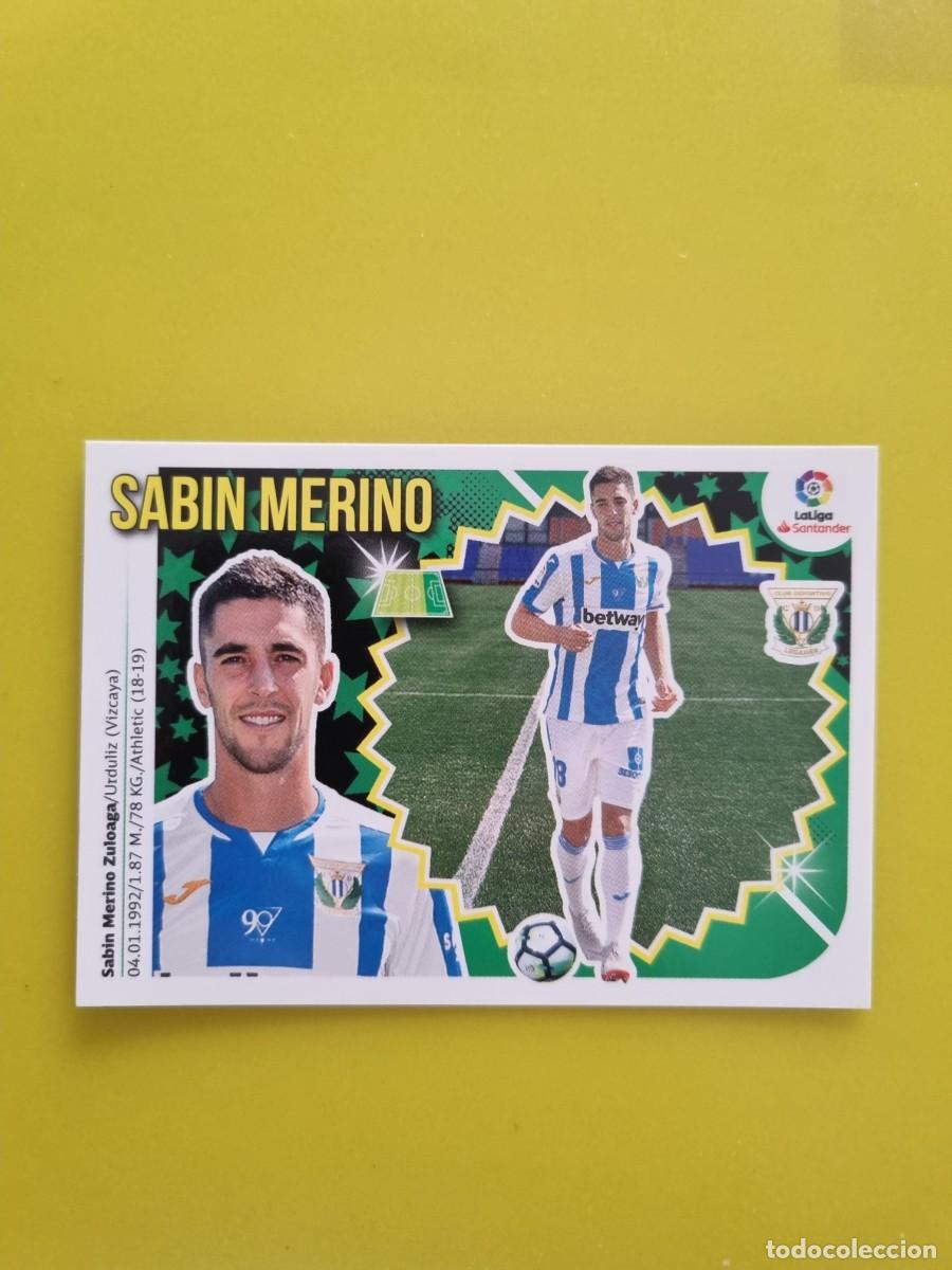 Collectionnisme Cartes &agrave; collectionner anciennes: ESTE 18 19 2018 2019 NO PEGADO SIN PEGAR SABIN MERINO CD LEGAN&Eacute;S N&ordm;14 COLOCA AR826