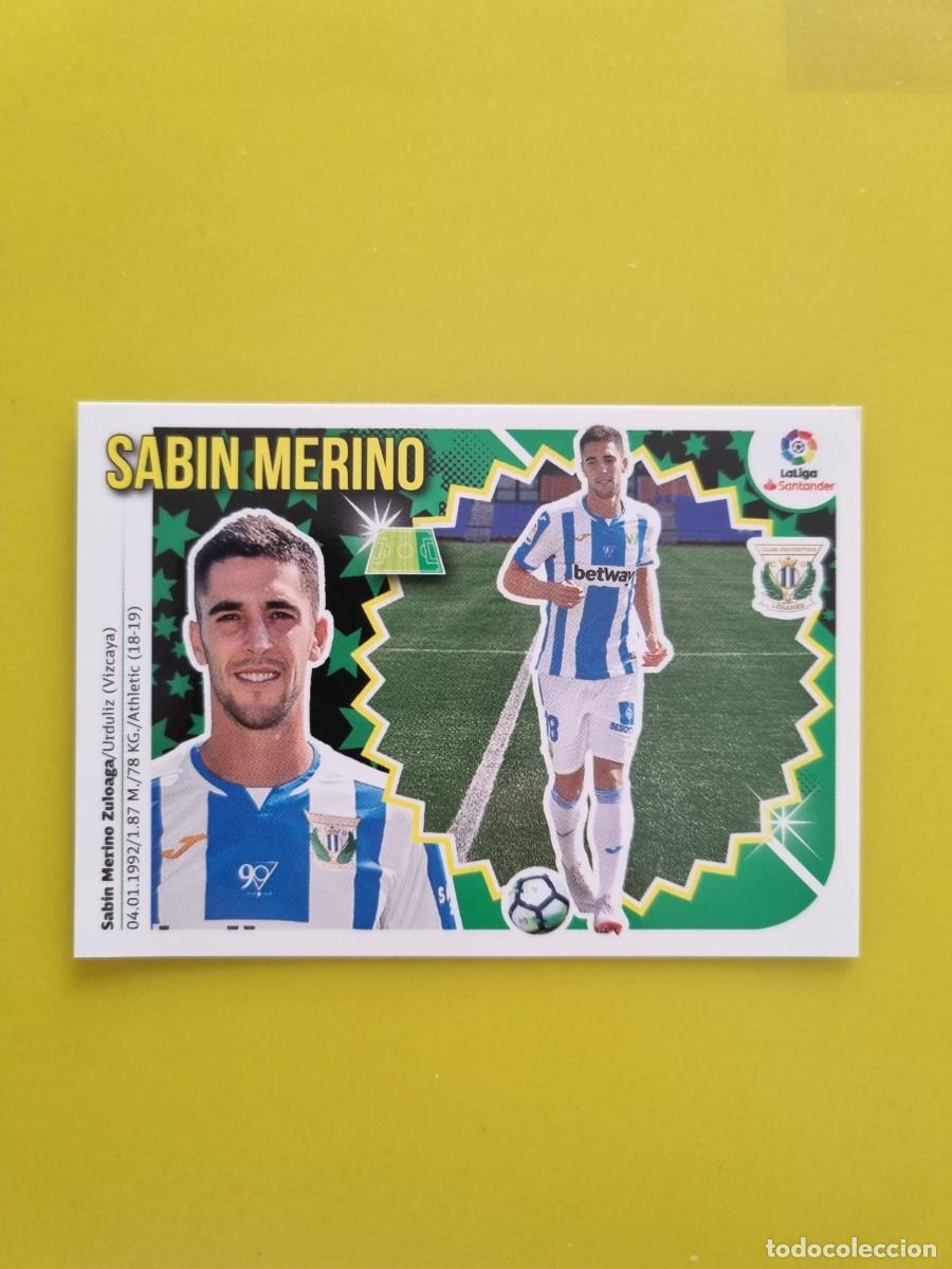 Collectionnisme Cartes &agrave; collectionner anciennes: ESTE 18 19 2018 2019 NO PEGADO SIN PEGAR SABIN MERINO CD LEGAN&Eacute;S N&ordm;14 COLOCA AR826