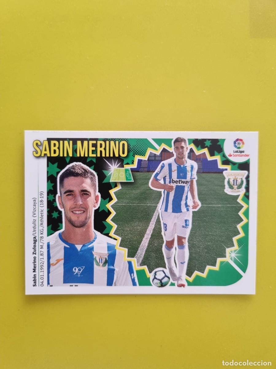 Collectionnisme Cartes &agrave; collectionner anciennes: ESTE 18 19 2018 2019 NO PEGADO SIN PEGAR SABIN MERINO CD LEGAN&Eacute;S N&ordm;14 COLOCA AR826