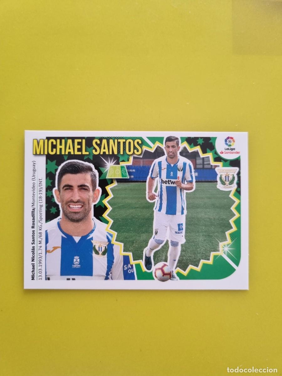Coleccionismo cromos antiguos: ESTE 18 19 2018 2019 NO PEGADO SIN PEGAR MICHAEL SANTOS CD LEGAN&Eacute;S N&ordm;25 ULTIMOS FICHAJES AR826