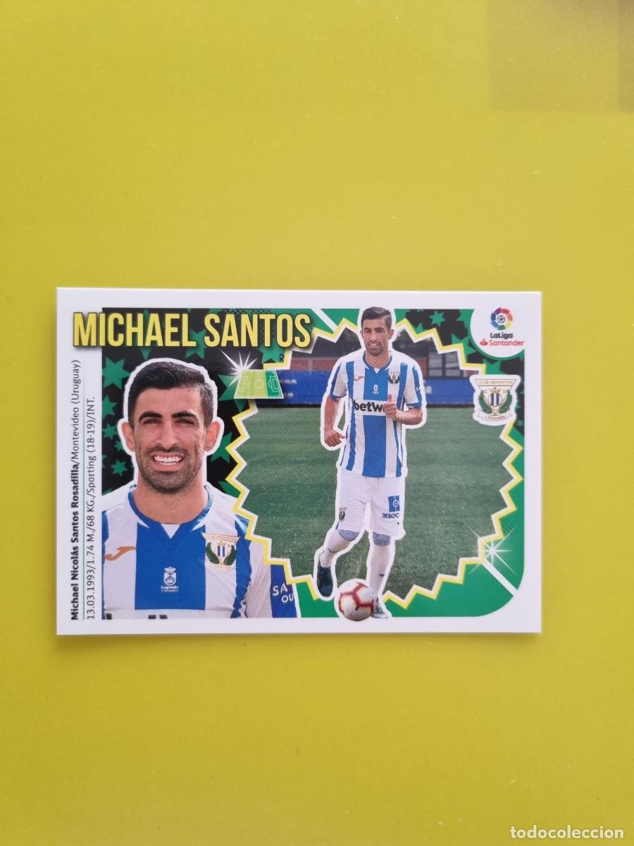Coleccionismo cromos antiguos: ESTE 18 19 2018 2019 NO PEGADO SIN PEGAR MICHAEL SANTOS CD LEGAN&Eacute;S N&ordm;25 ULTIMOS FICHAJES AR826