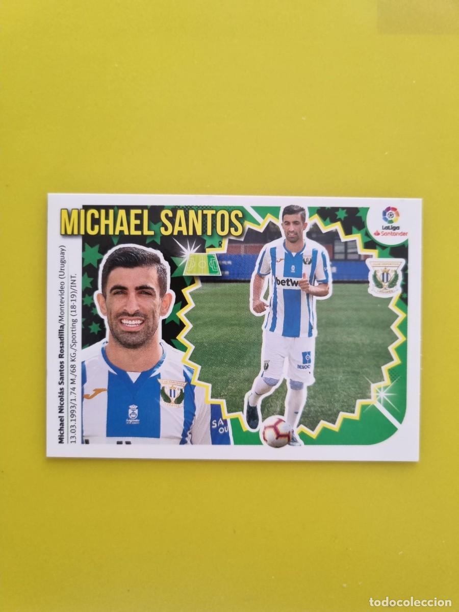 Coleccionismo cromos antiguos: ESTE 18 19 2018 2019 NO PEGADO SIN PEGAR MICHAEL SANTOS CD LEGAN&Eacute;S N&ordm;25 ULTIMOS FICHAJES AR826