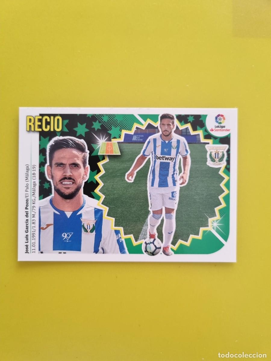 Coleccionismo cromos antiguos: ESTE 18 19 2018 2019 NO PEGADO SIN PEGAR RECIO CD LEGAN&Eacute;S N&ordm;1O COLOCA AR826