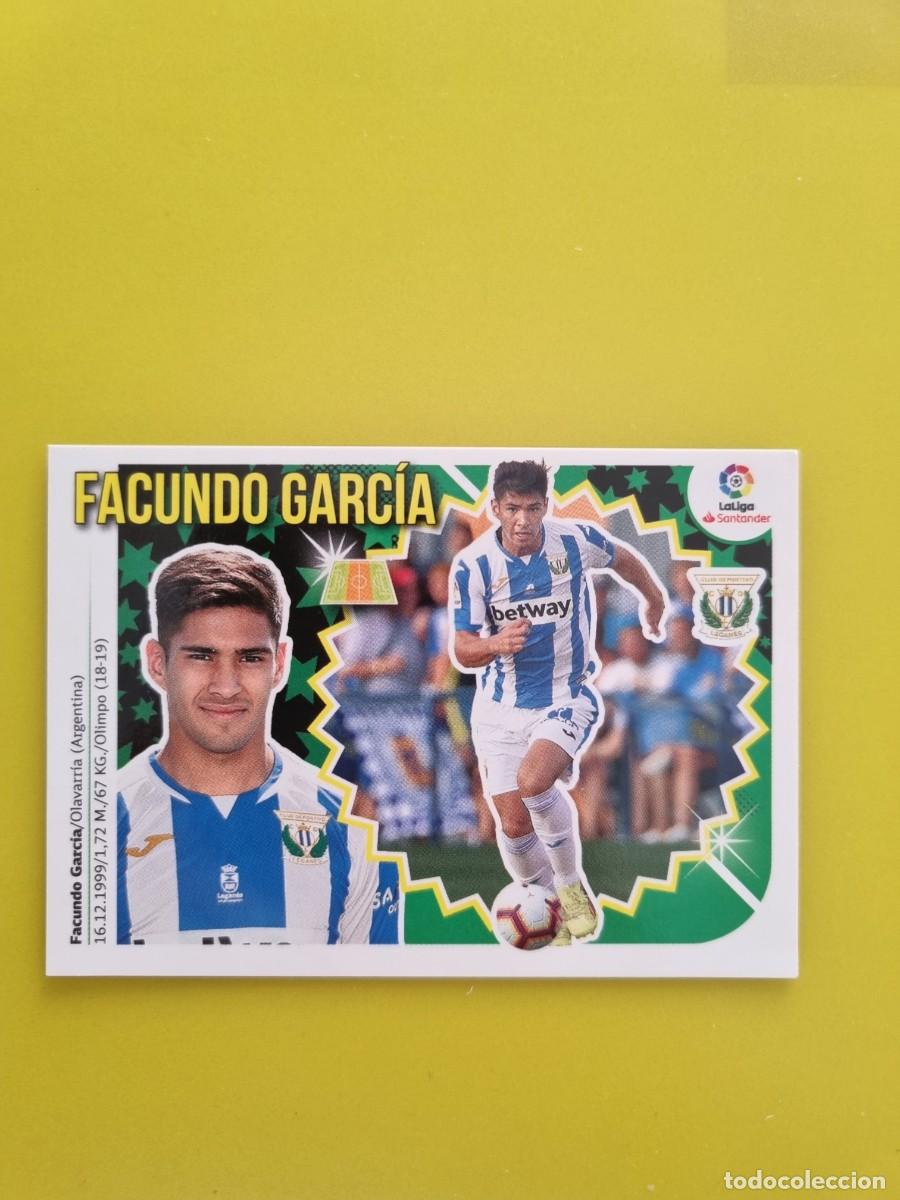 Coleccionismo cromos antiguos: ESTE 18 19 2018 2019 NO PEGADO SIN PEGAR FACUNDO GARC&Iacute;A CD LEGAN&Eacute;S N&ordm;10 COLOCA AR826