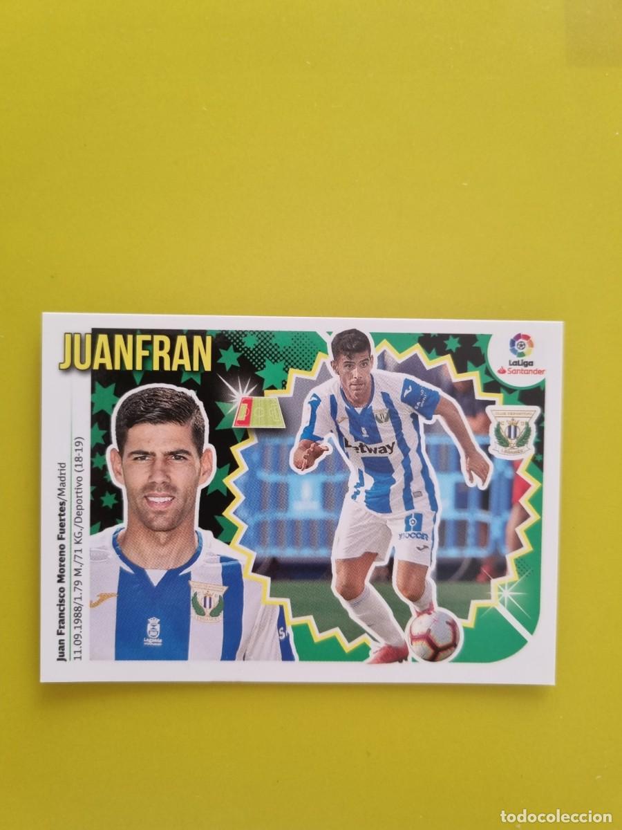Coleccionismo cromos antiguos: ESTE 18 19 2018 2019 NO PEGADO SIN PEGAR JUANFRAN CD LEGAN&Eacute;S N&ordm;4 ULTIMOS FICHAJES AR826