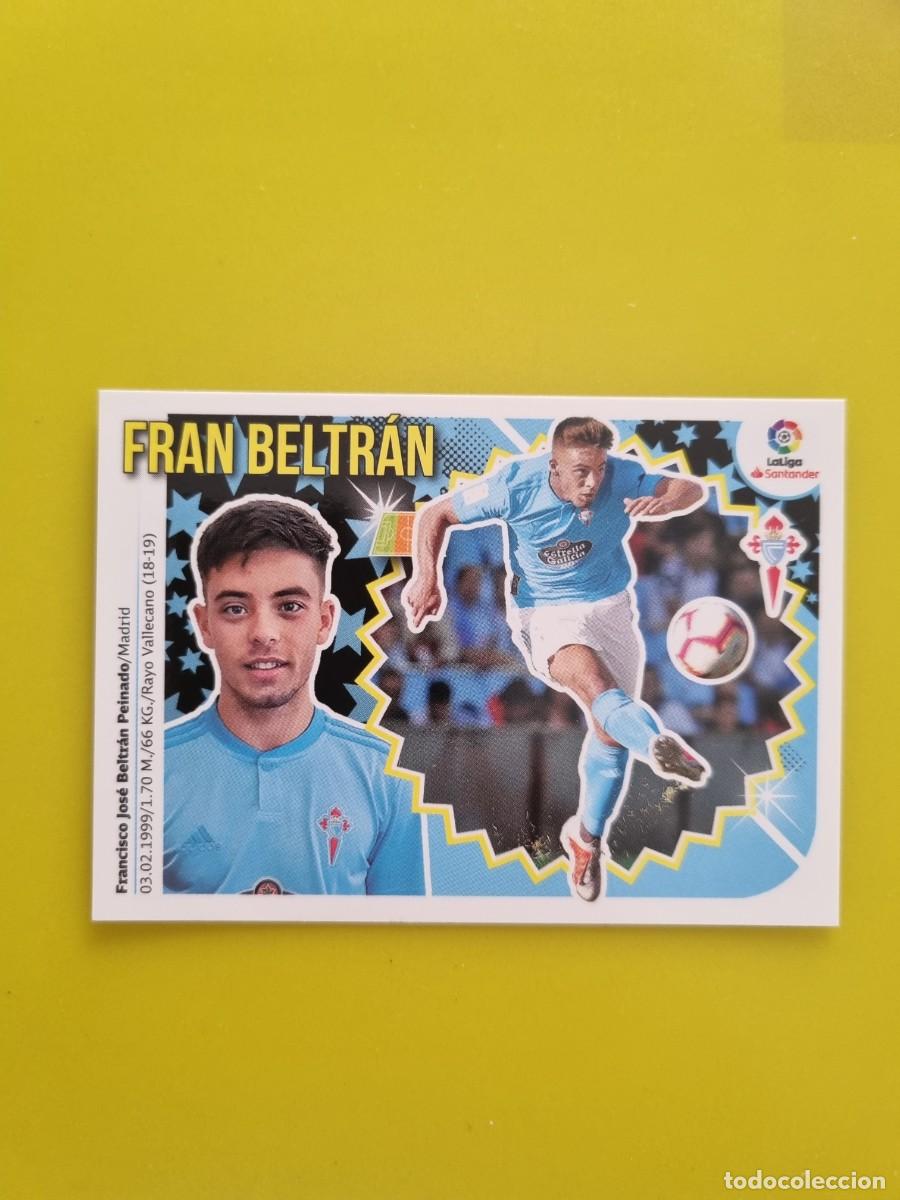 Coleccionismo cromos antiguos: ESTE 18 19 2018 2019 NO PEGADO SIN PEGAR FRAN BELTR&Aacute;N CELTA DE VIGO N&ordm;11 COLOCA AR826