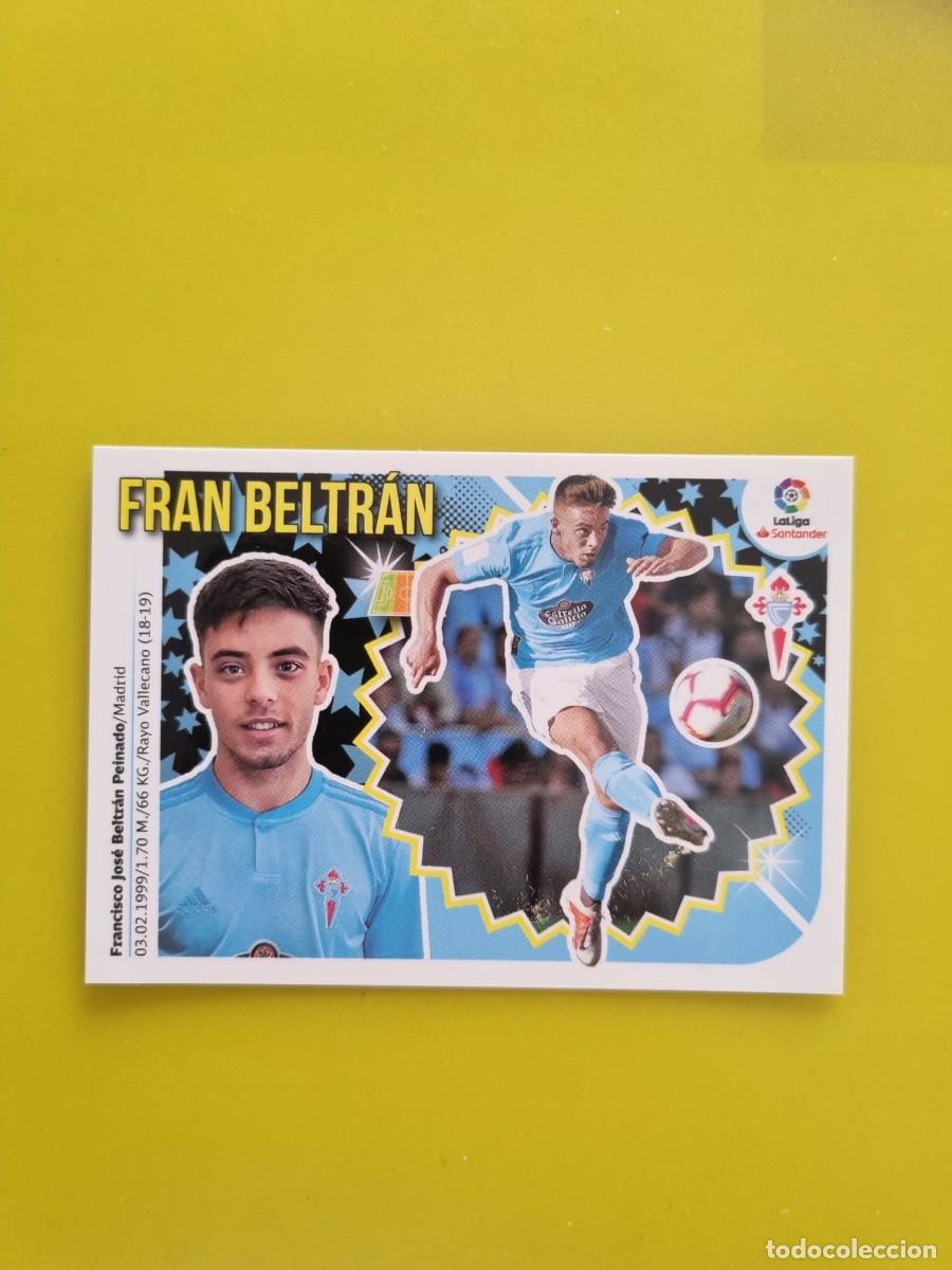 Coleccionismo cromos antiguos: ESTE 18 19 2018 2019 NO PEGADO SIN PEGAR FRAN BELTR&Aacute;N CELTA DE VIGO N&ordm;11 COLOCA AR826