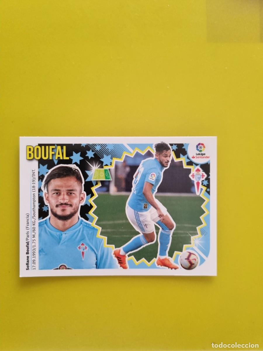 Coleccionismo cromos antiguos: ESTE 18 19 2018 2019 NO PEGADO SIN PEGAR BOUFAL CELTA DE VIGO N&ordm;39 ULTIMOS FICHAJES AR826