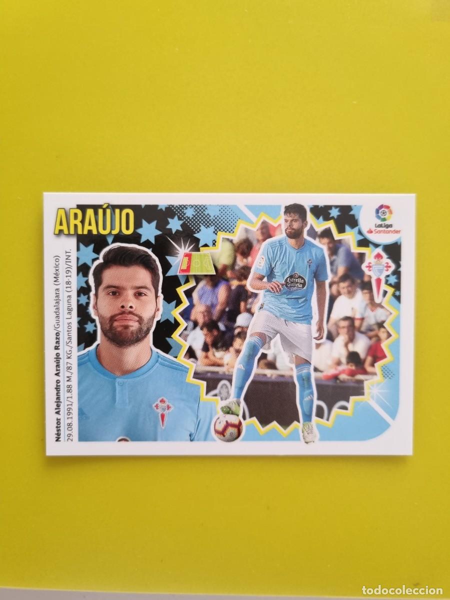 Coleccionismo cromos antiguos: ESTE 18 19 2018 2019 NO PEGADO SIN PEGAR ARA&Uacute;JO CELTA DE VIGO N&ordm;14 ULTIMOS FICHAJES AR826