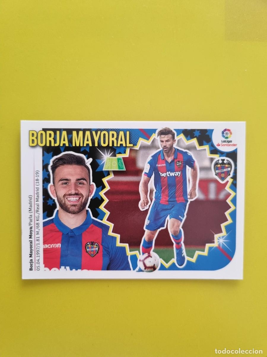Coleccionismo cromos antiguos: ESTE 18 19 2018 2019 NO PEGADO SIN PEGAR BORJA MAYORAL LEVANTE N&ordm;62 ULTIMOS FICHAJES AR826