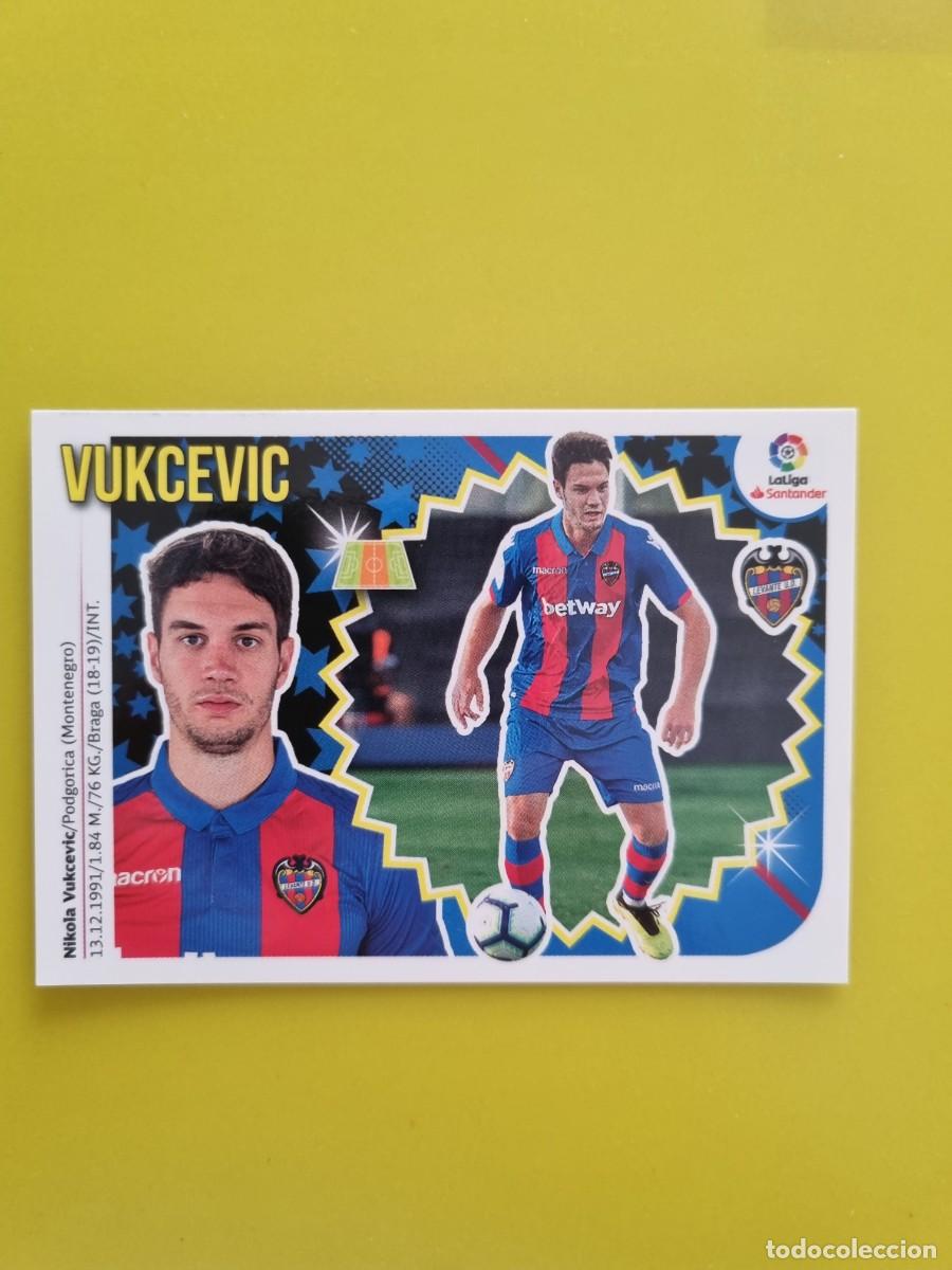 Coleccionismo cromos antiguos: ESTE 18 19 2018 2019 NO PEGADO SIN PEGAR VUKCEVIC LEVANTE N&ordm;51 ULTIMOS FICHAJES AR826
