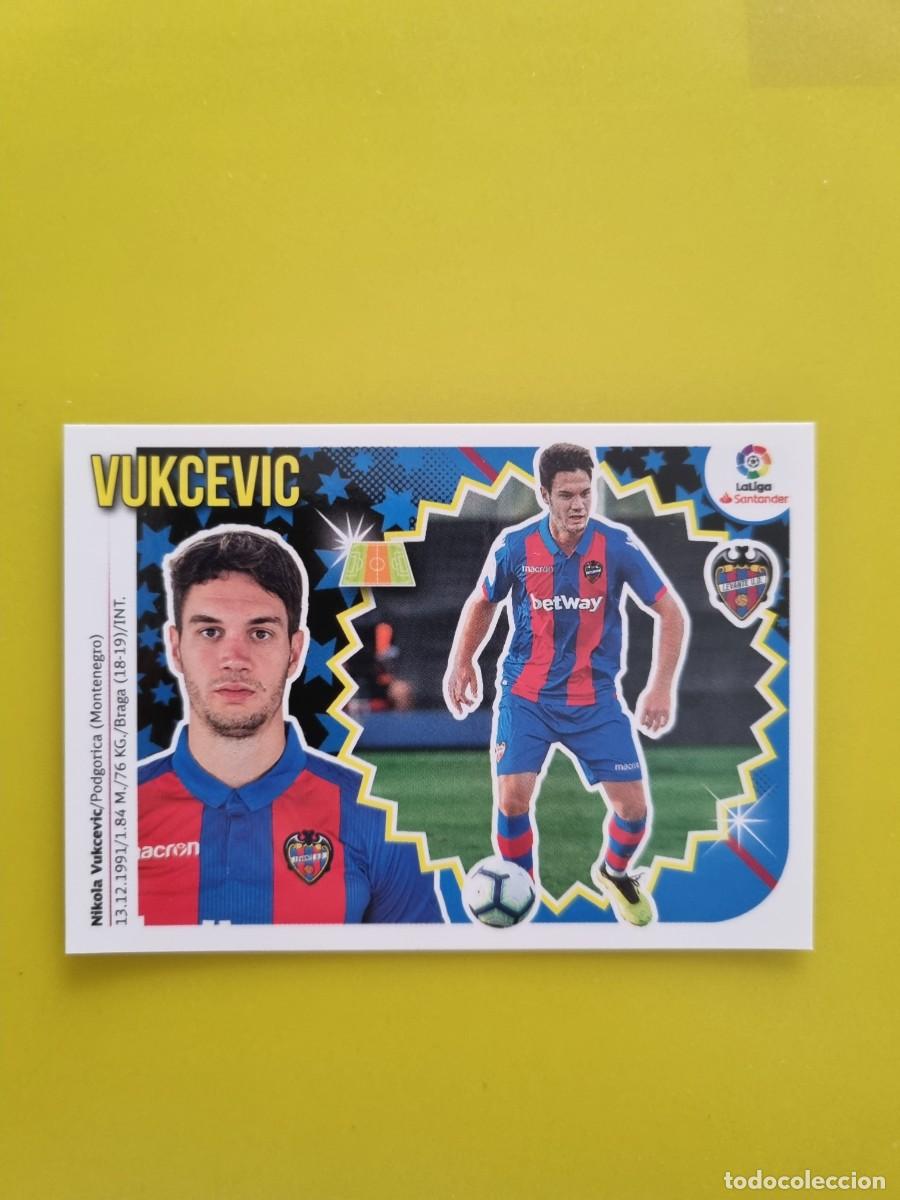 Coleccionismo cromos antiguos: ESTE 18 19 2018 2019 NO PEGADO SIN PEGAR VUKCEVIC LEVANTE N&ordm;51 ULTIMOS FICHAJES AR826