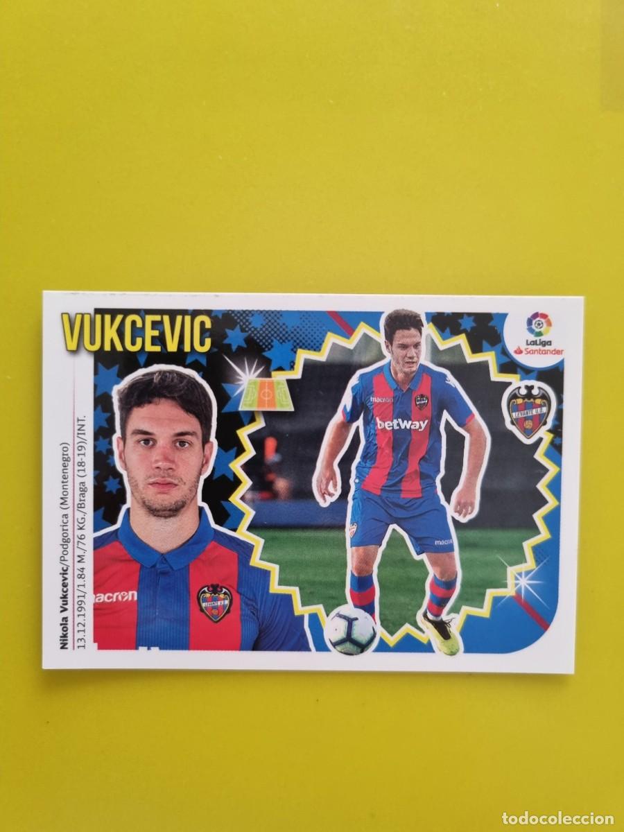 Coleccionismo cromos antiguos: ESTE 18 19 2018 2019 NO PEGADO SIN PEGAR VUKCEVIC LEVANTE N&ordm;51 ULTIMOS FICHAJES AR826