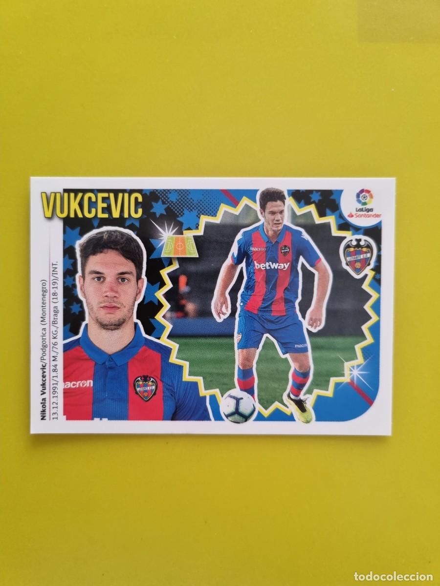 Coleccionismo cromos antiguos: ESTE 18 19 2018 2019 NO PEGADO SIN PEGAR VUKCEVIC LEVANTE N&ordm;51 ULTIMOS FICHAJES AR826