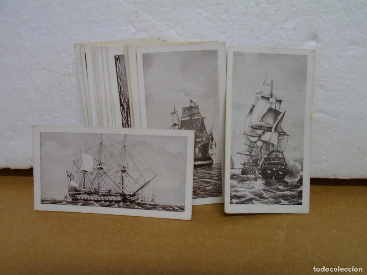 Collectionnisme Cartes &agrave; collectionner anciennes: COLECCION DE 25 CROMOS INGLESES&rdquo;BARCOS ANTIGUOS&rdquo;DOMINIO TOBACCO,CO(1929)VER FOTOS.