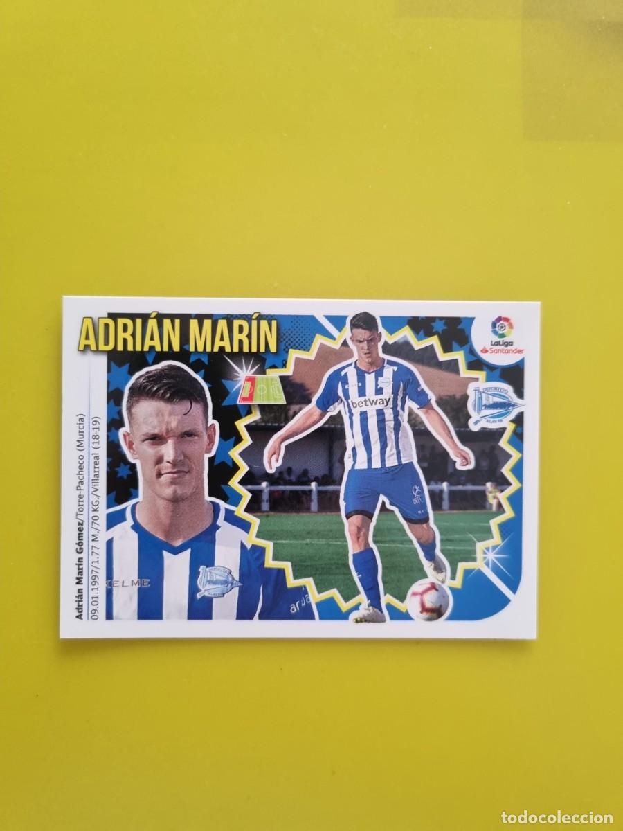 Collectionnisme Cartes &agrave; collectionner anciennes: ESTE 18 19 2018 2019 NO PEGADO SIN PEGAR ADRI&Aacute;N MAR&Iacute;N D ALAV&Eacute;S N&ordm;7 COLOCA AR826