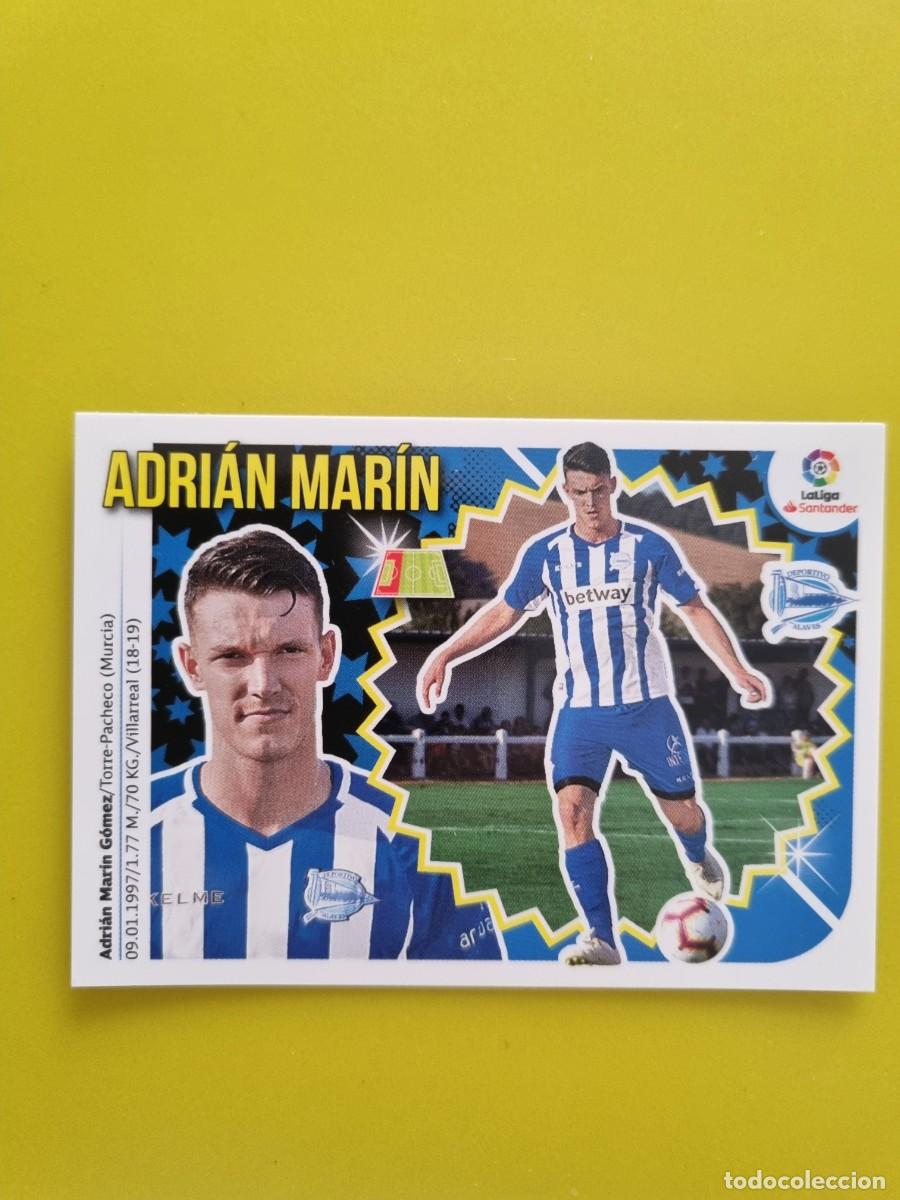 Collectionnisme Cartes &agrave; collectionner anciennes: ESTE 18 19 2018 2019 NO PEGADO SIN PEGAR ADRI&Aacute;N MAR&Iacute;N D ALAV&Eacute;S N&ordm;7 COLOCA AR826