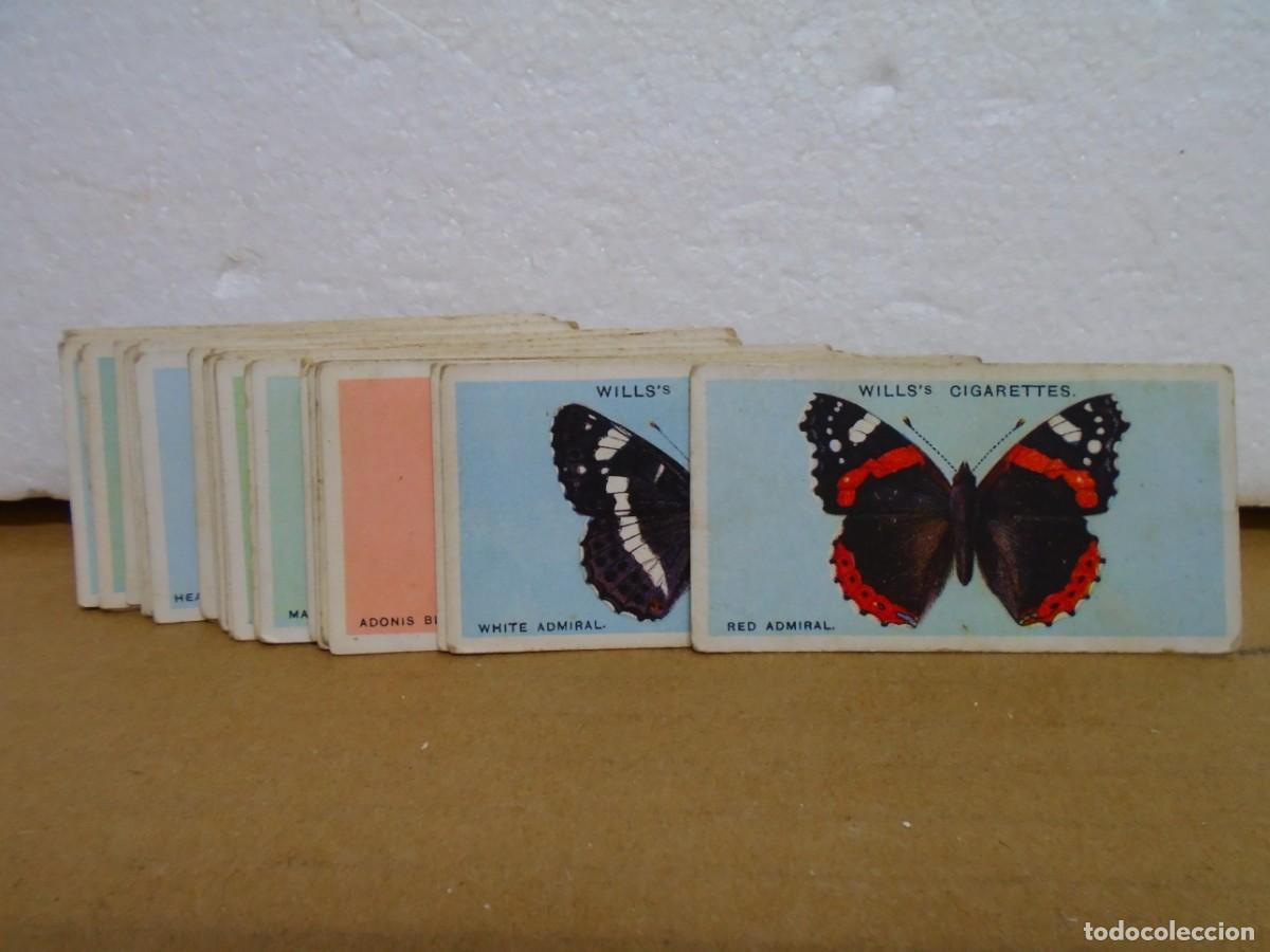 Colecionismo Cromos antigos: COLECCION DE 50 CROMOS INGLESES&rdquo;MARIPOSAS BRITANICAS&rdquo; W.D.&H.O.WILLS(1927) VER FOTOS.