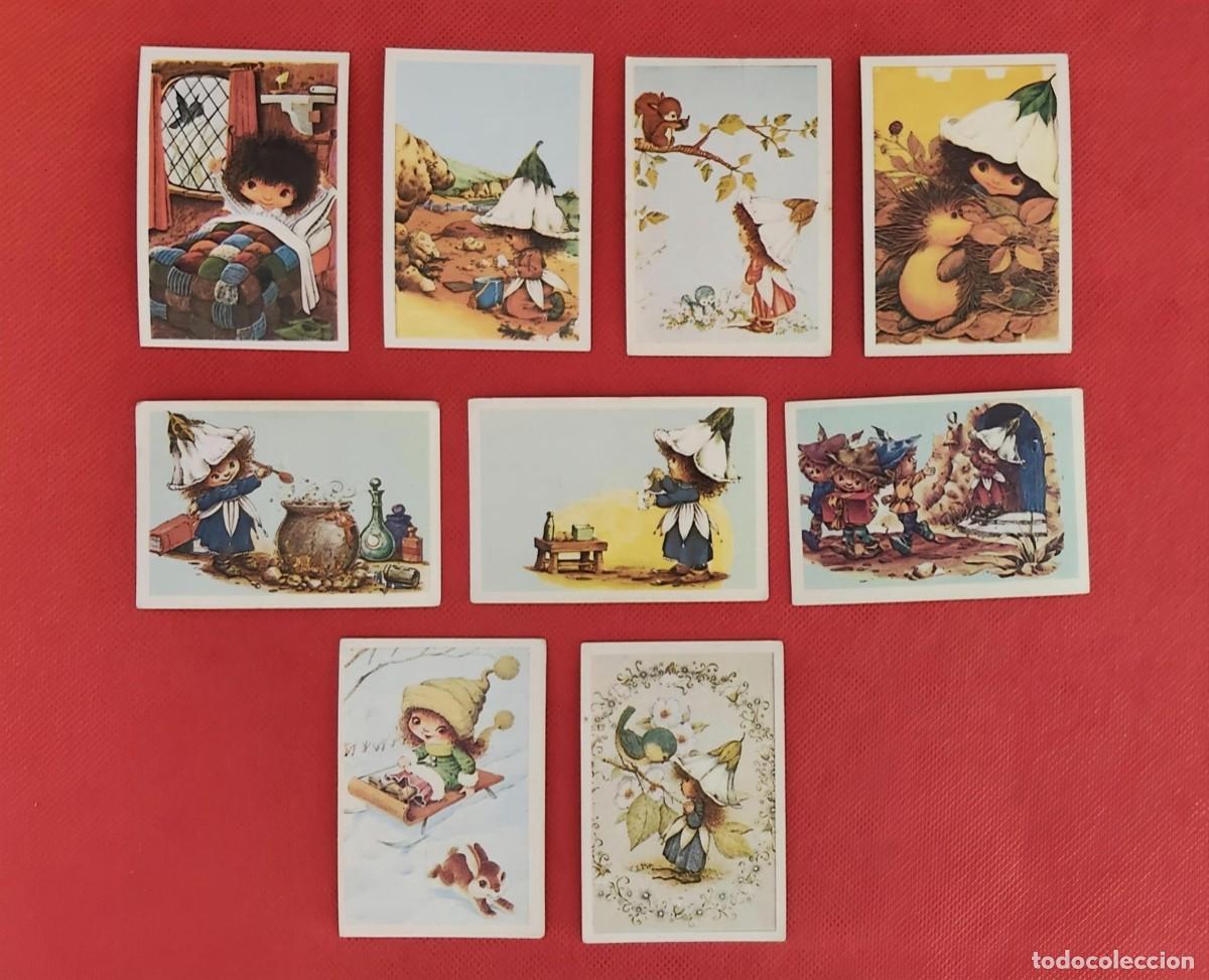 Coleccionismo cromos antiguos: Lote de 8 Cromos - Victoria Plum (Angela Rippon) - A&ntilde;os 80