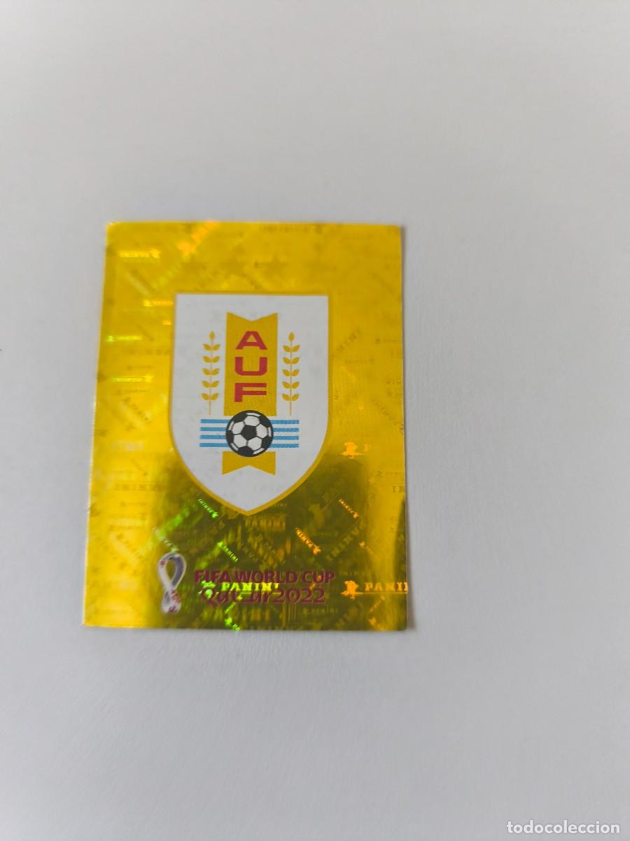 Coleccionismo cromos antiguos: MUNDIAL QATAR 2022 PANINI ESCUDO URU 2 CMR2